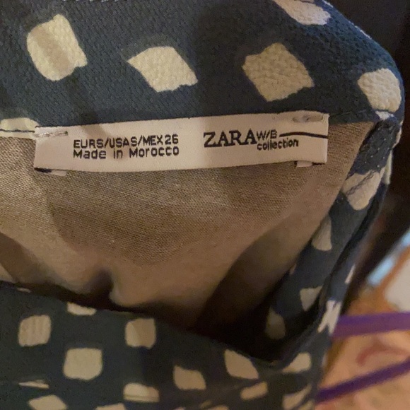 2/$10- Zara- Sleeveless Color Block Top Velvet - Picture 9 of 10